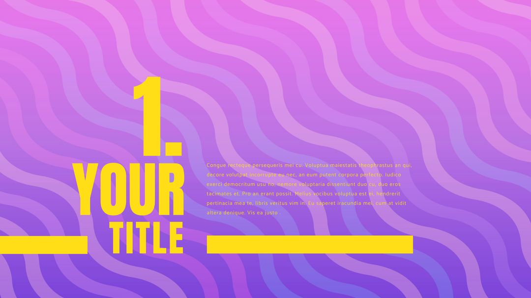 Bright Vibrant Gradient Design with Bold Typography