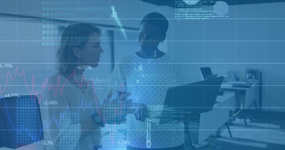 Business Professionals Collaborating for Big Data Insights