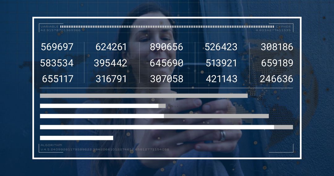 Person Analyzing Data with Digital Overlay in Urban Setting