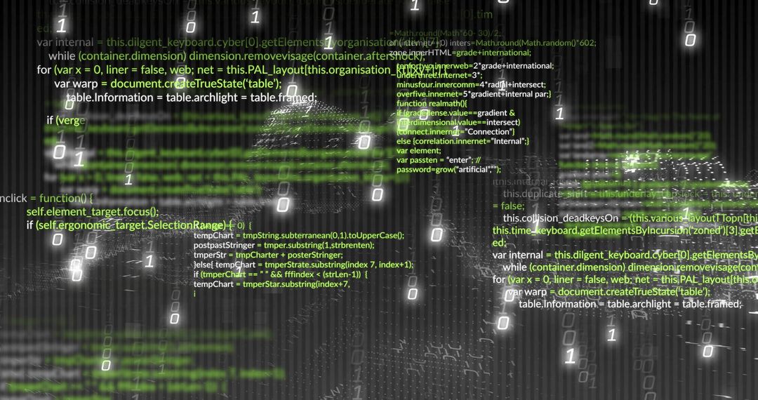Streaming Code and Binary on Virtual Interface Reflecting Cybersecurity Concepts