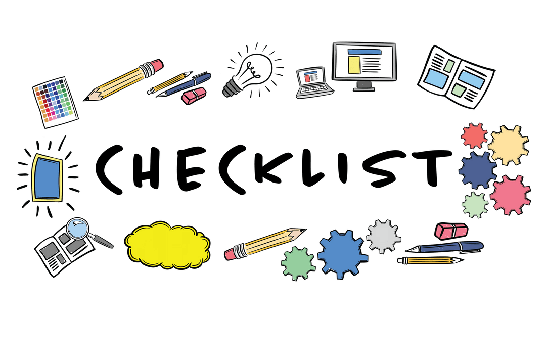 Creative Transparent Workflow Tools Illustration on Transparent Background