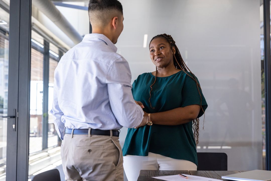 Diverse Business Team Engaging in Effective Collaboration