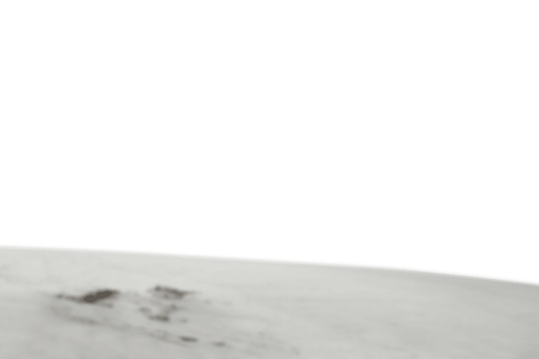 Transparent Tranquil Sandscape with Vast Sky