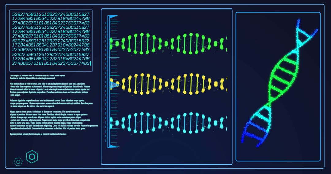 DNA Data Visualizations and Genetic Research Interface