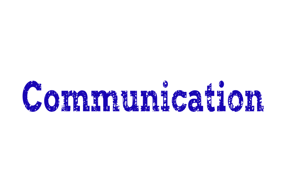 Transparent Communication Text in Bold Blue Font - Download Free Stock Images Pikwizard.com