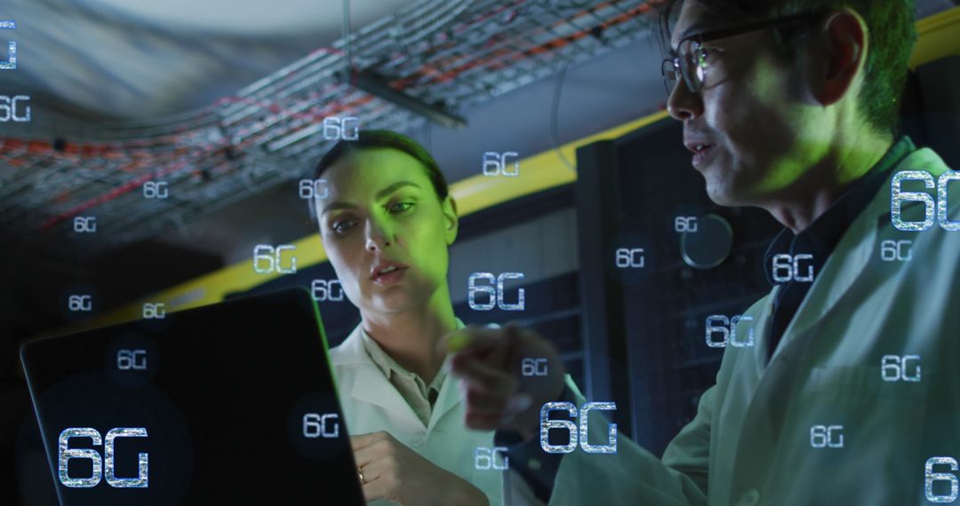 6G Digital Evolution with Colleagues in Futuristic Workspace