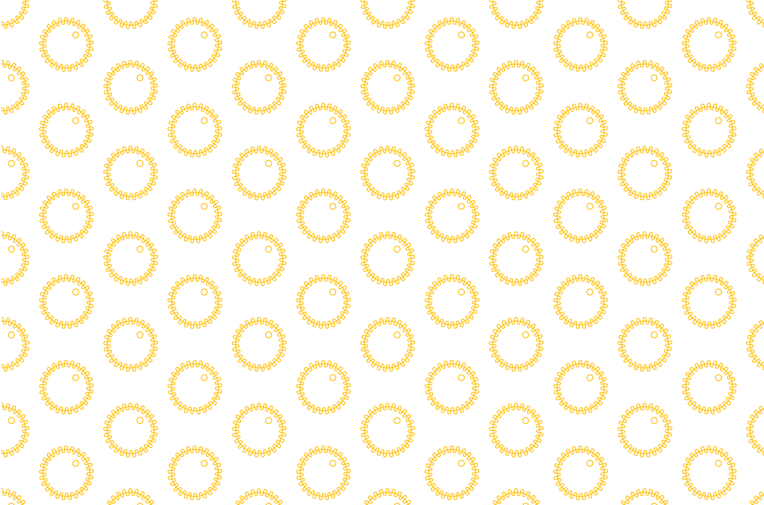 Yellow Suns Modern Pattern on Transparent Background