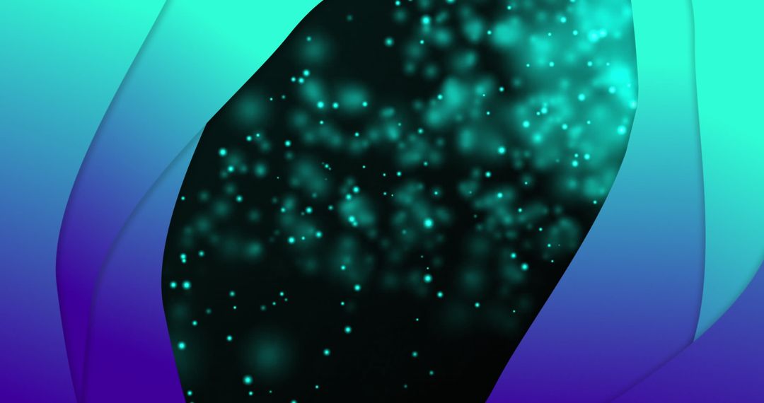 Abstract Veil of Colorful Flowing Waves