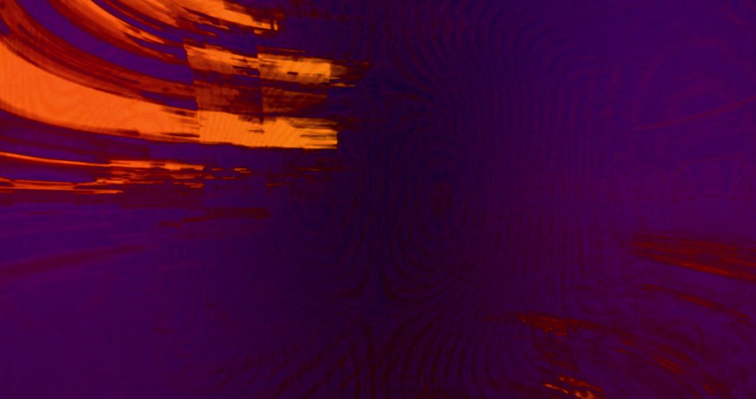 Dynamic Red Light Trails on Deep Purple Background