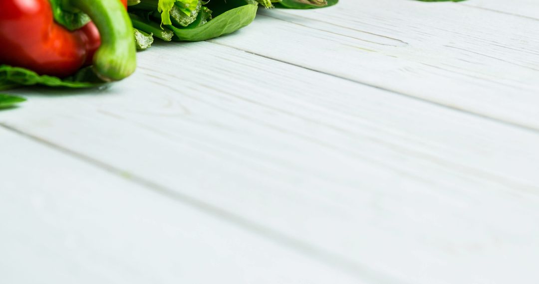 Vibrant Vegetables on Rustic Wooden Table for Vegan Lifestyle