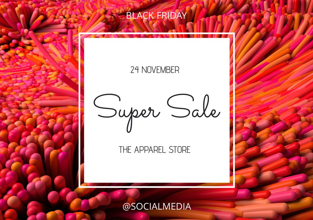 Vibrant Black Friday Sale Event Promotion