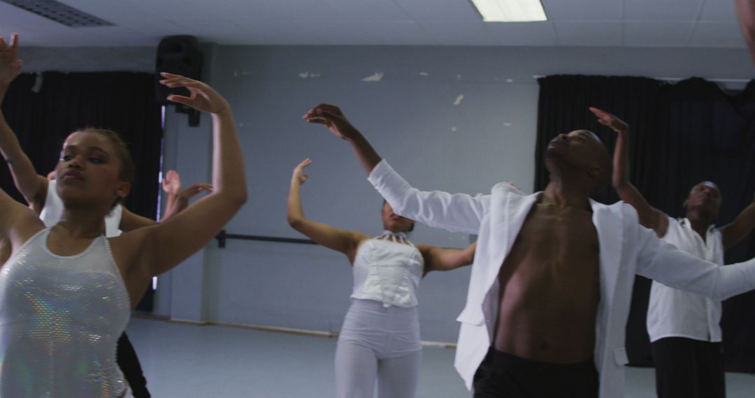 Group of Diverse Dancers Rehearsing in Studio - Free Images, Stock Photos and Pictures on Pikwizard.com