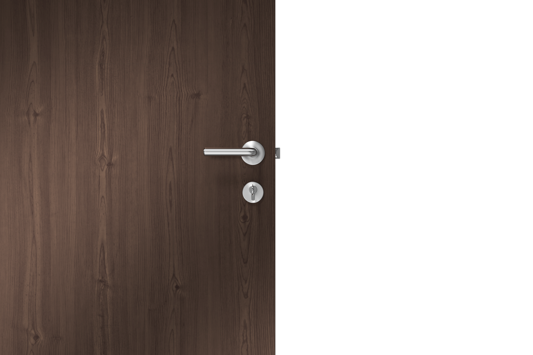 Transparent Wooden Door with Modern Handle Illustration - Download Free Stock Images Pikwizard.com