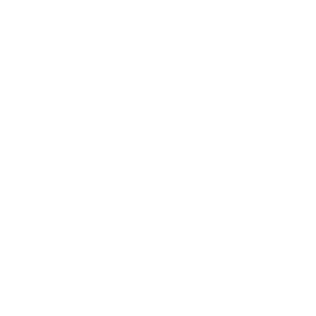 White Downward Arrow on Transparent Background Symbol