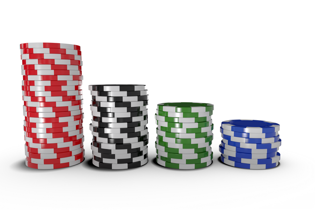 Transparent Stack of Colorful Gambling Chips Isolated on Black Background - Download Free Stock Images Pikwizard.com