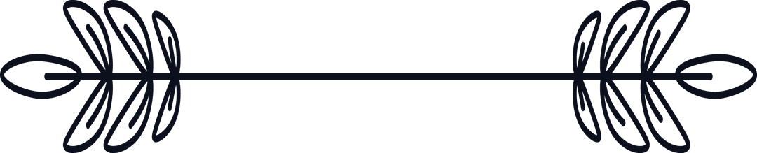 Abstract Decorative Arrow on Transparent Background