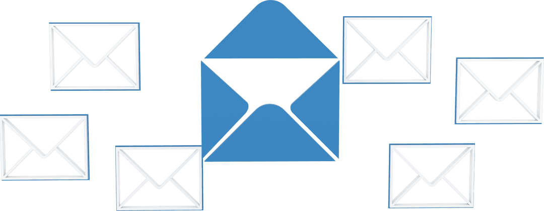 Transparent Overlapping Envelopes Arranging Incoming Messages - Download Free Stock Images Pikwizard.com