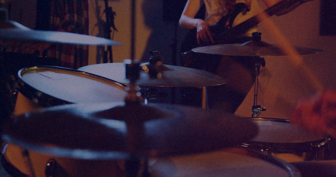 Rehearsal Room Drums and Bass Performance Preparation