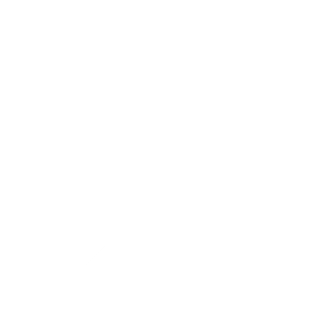 Geometric White Pattern on Transparent Background Vector