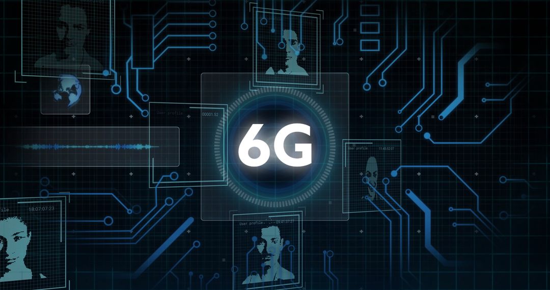 Digital Interface Highlighting 6G Technology Advancements