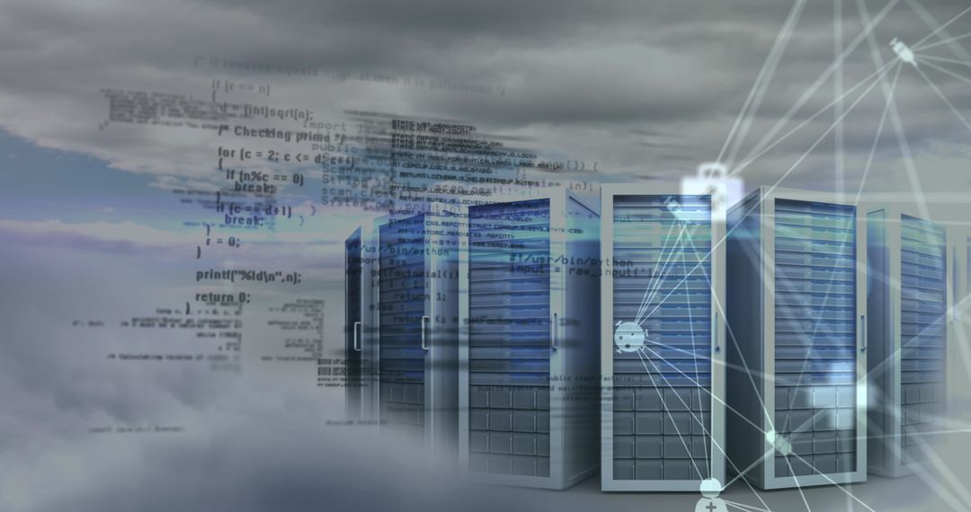 Cloud Computing Network and Data Infrastructure Concept - Free Images, Stock Photos and Pictures on Pikwizard.com