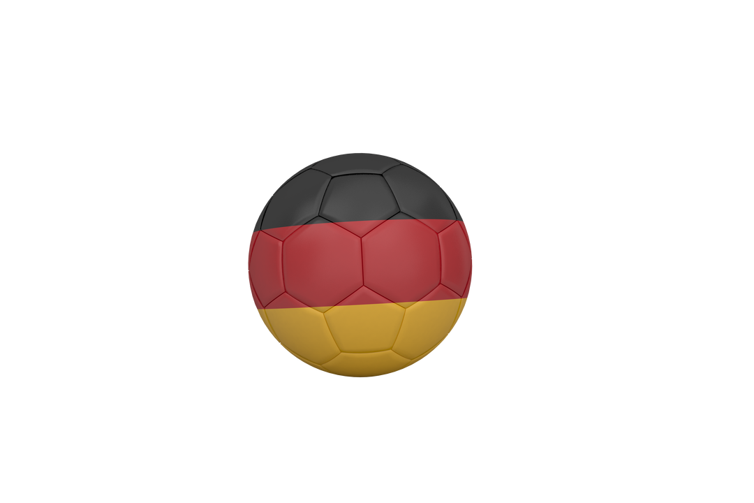 Germany Soccer Ball with German Flag on Transparent Background - Download Free Stock Images Pikwizard.com