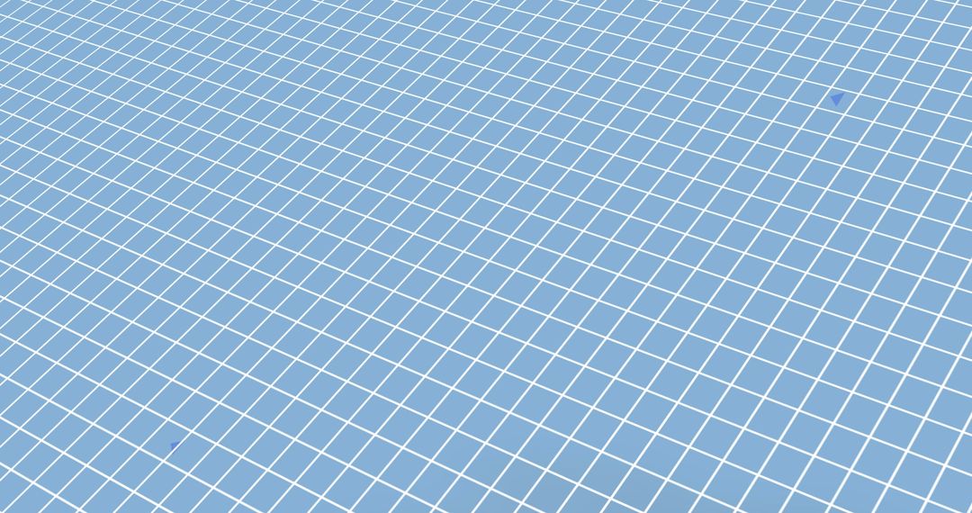 Abstract Blue Tiled Surface with White Geometric Grid