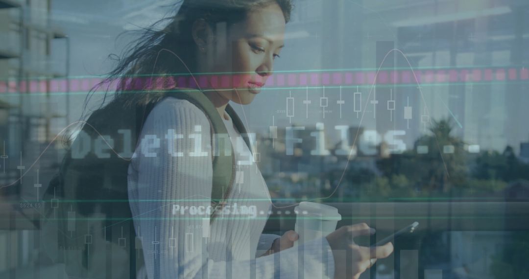 Digital Interface with Woman on the Move Using Smartphone