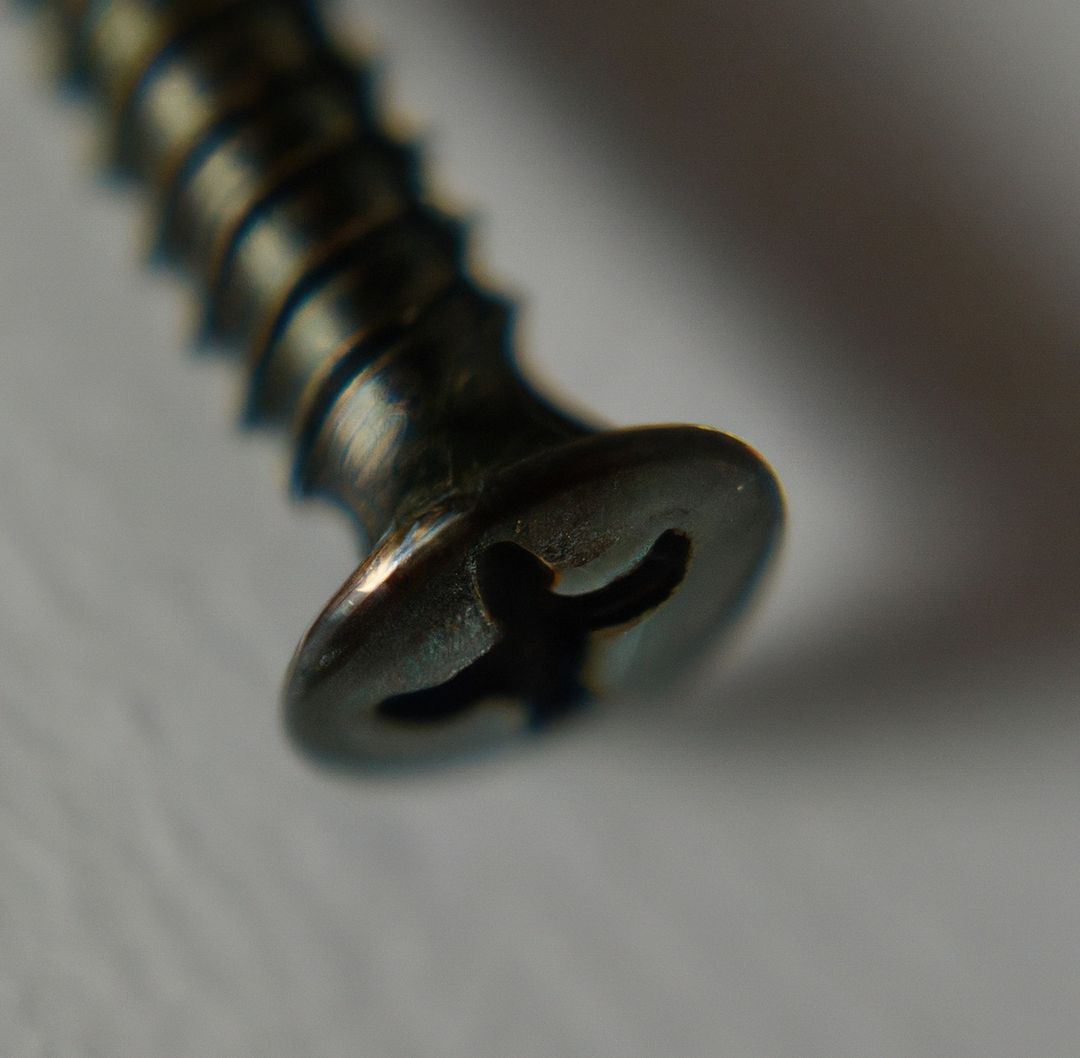 Image of close up of metal screw with copy space on grey background - Free Images, Stock Photos and Pictures on Pikwizard.com