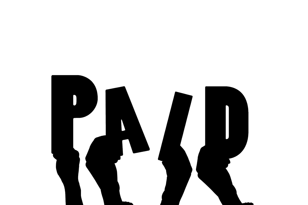 Transparent Hands with Paid Text for Business Finance