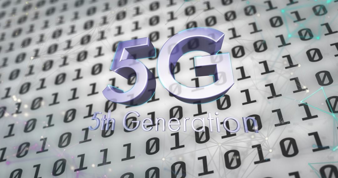 5G Technology Digital Interface and Connectivity Concept