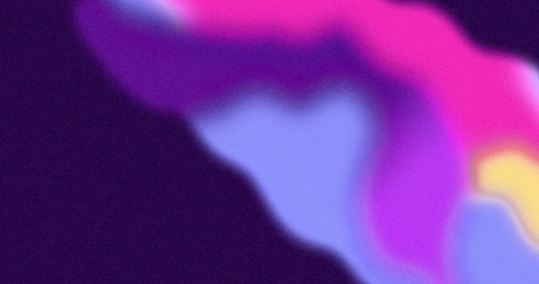 Abstract Fluid Shapes with Vivid Pink and Purple Hues