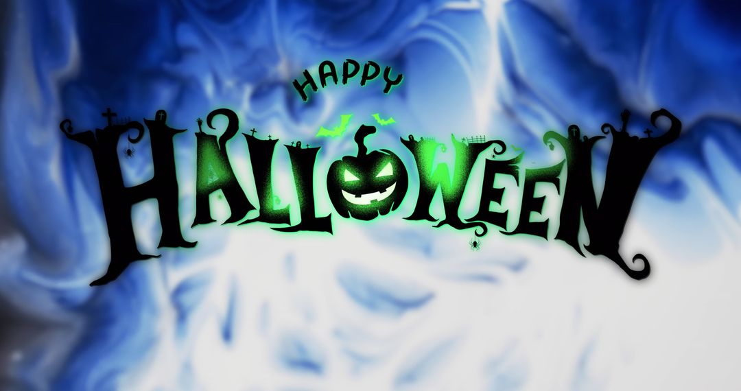 Halloween Celebration Text with Mystical Smoke Background - Free Images, Stock Photos and Pictures on Pikwizard.com