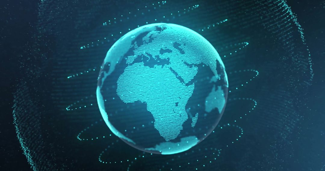 Digital Earth 5G Innovation Technology Concept