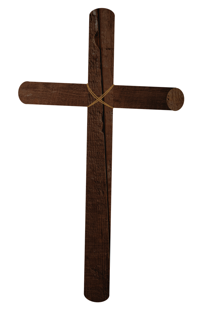 Wooden Cross on Transparent Background Isolated Faith Symbol PNG - Download Free Stock Images Pikwizard.com