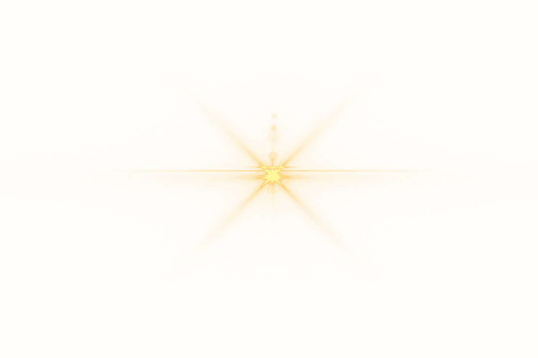 Energetic Yellow Spotlight with Light Refraction on Transparent Background - Download Free Stock Images Pikwizard.com