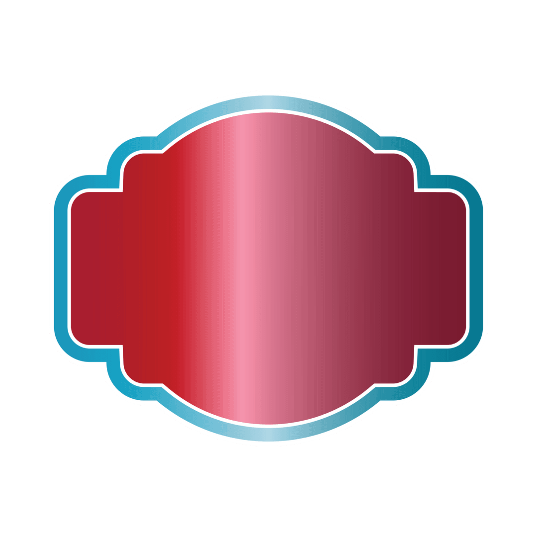 Red Badge with Gradient on Transparent Background - Download Free Stock Images Pikwizard.com