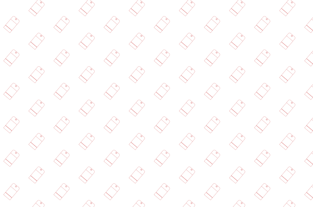 Red Tag Pattern on Transparent Background for Creative Designs