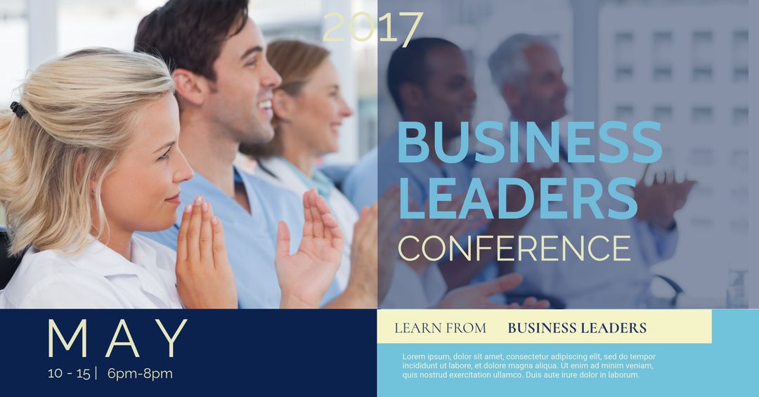 Professional Business Conference Clapping and Engagement