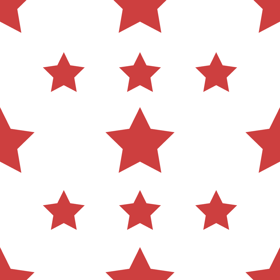 Red Christmas Stars Celebratory Transparent Pattern Background