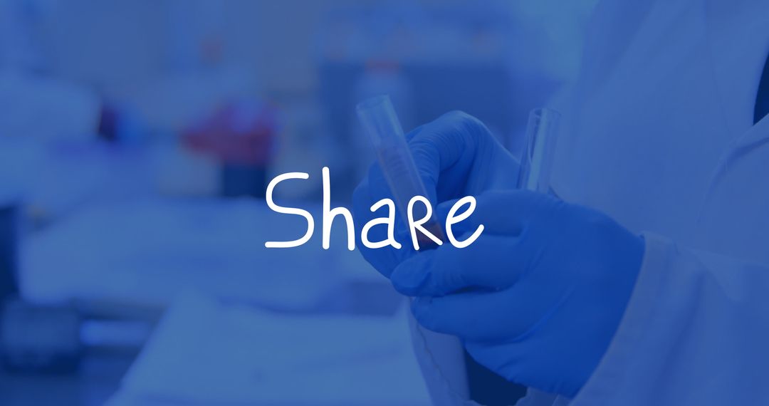 Lab Technician Handling Test Tubes in Lab Environment