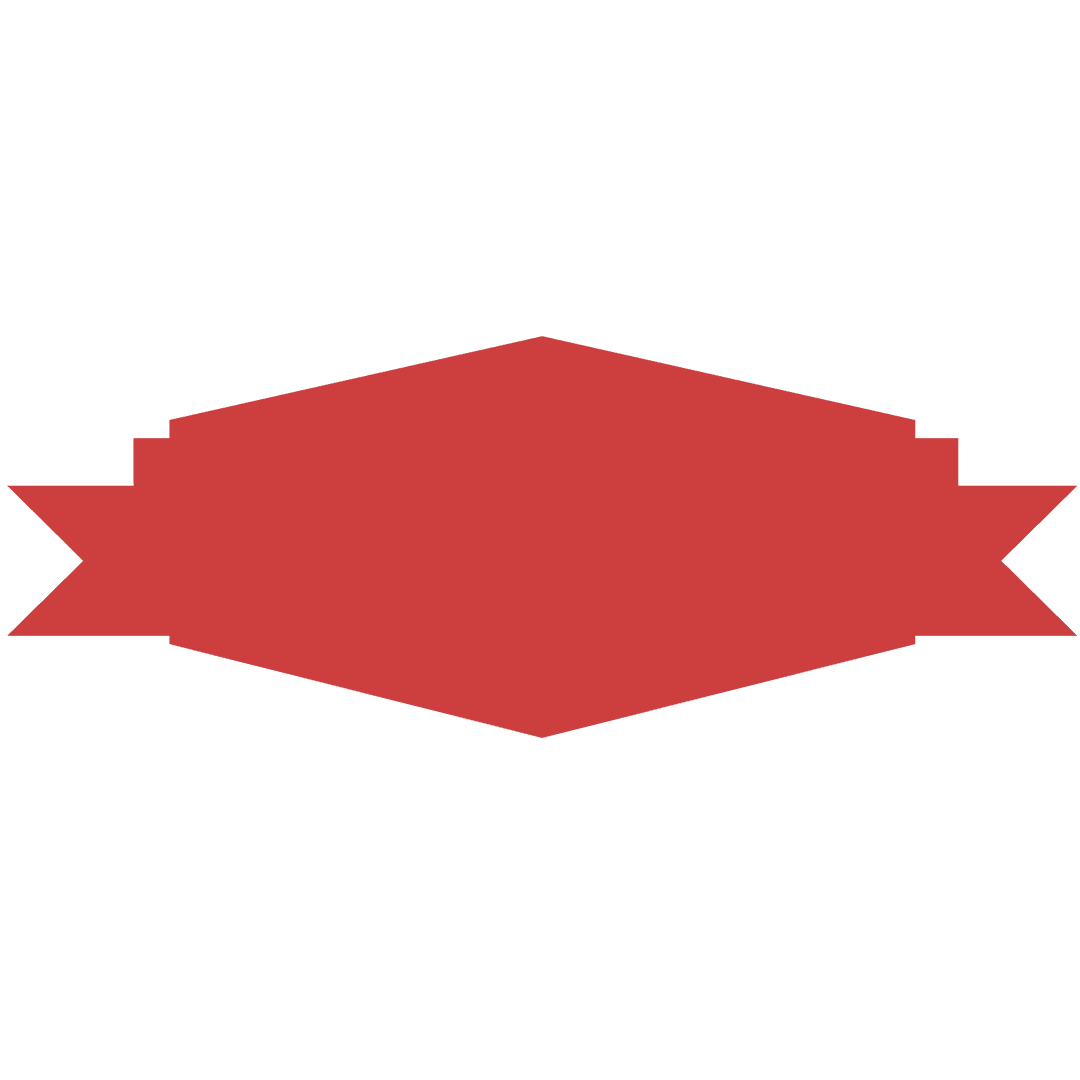 Abstract Red Banner Vector on Transparent Background