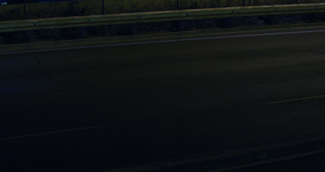 Glowing QR Code Over Red Light Trails Internet Security Concept