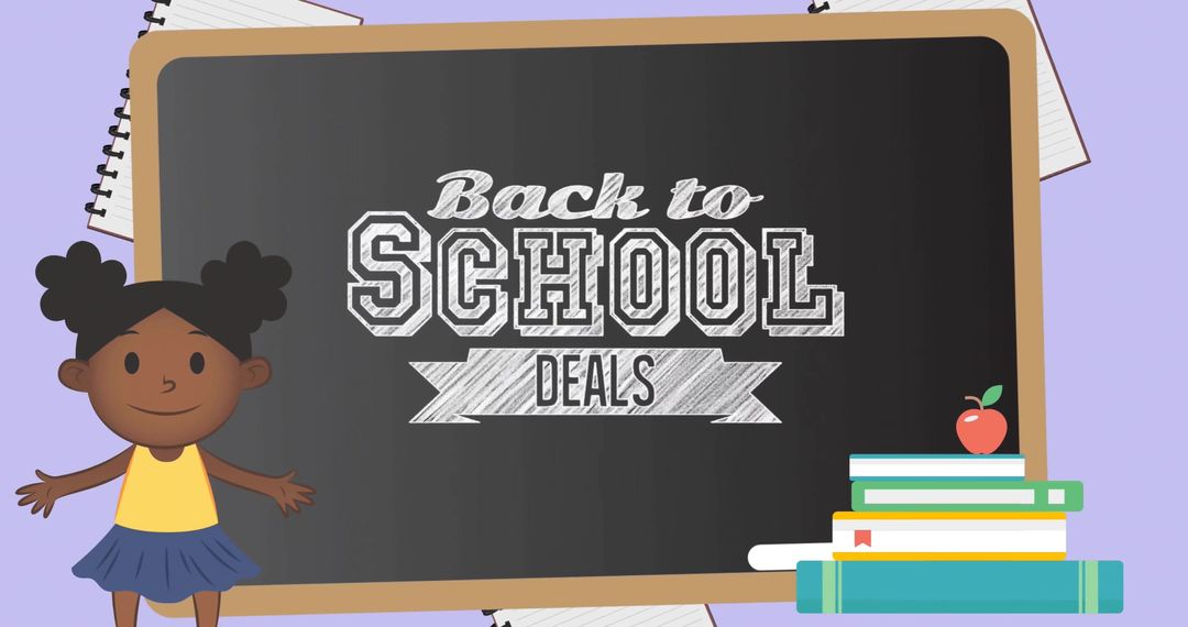 Back to School Deals with Chalkboard Style Typography