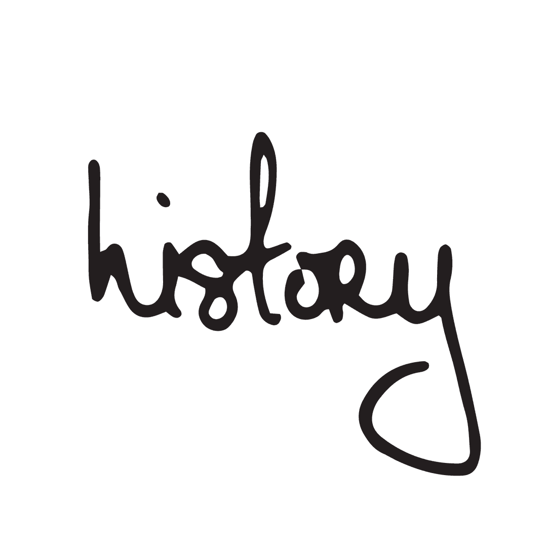 History Text Illustration on Transparent Background