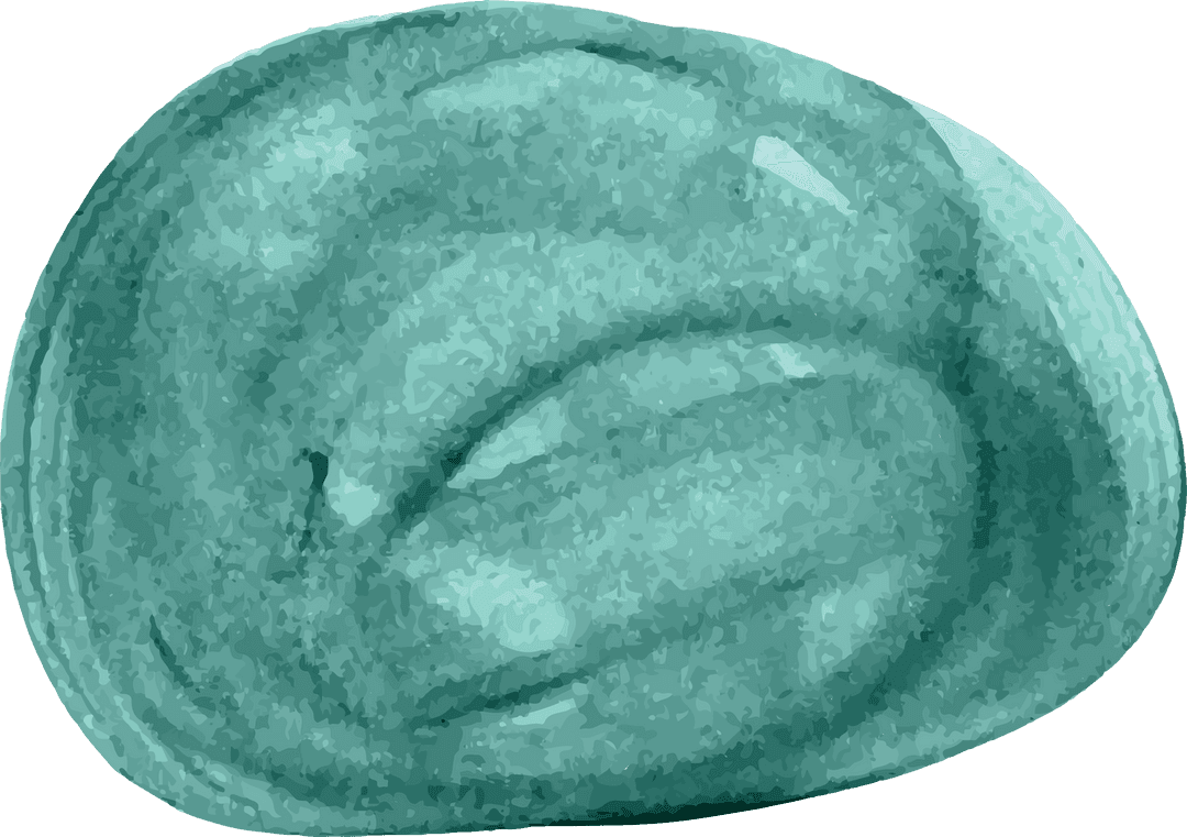 Abstract Transparent Watery Pale Blue Paint Swirl