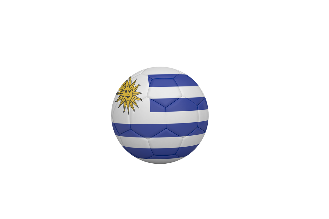 Football in Transparent Uruguay Colors Design - Download Free Stock Images Pikwizard.com