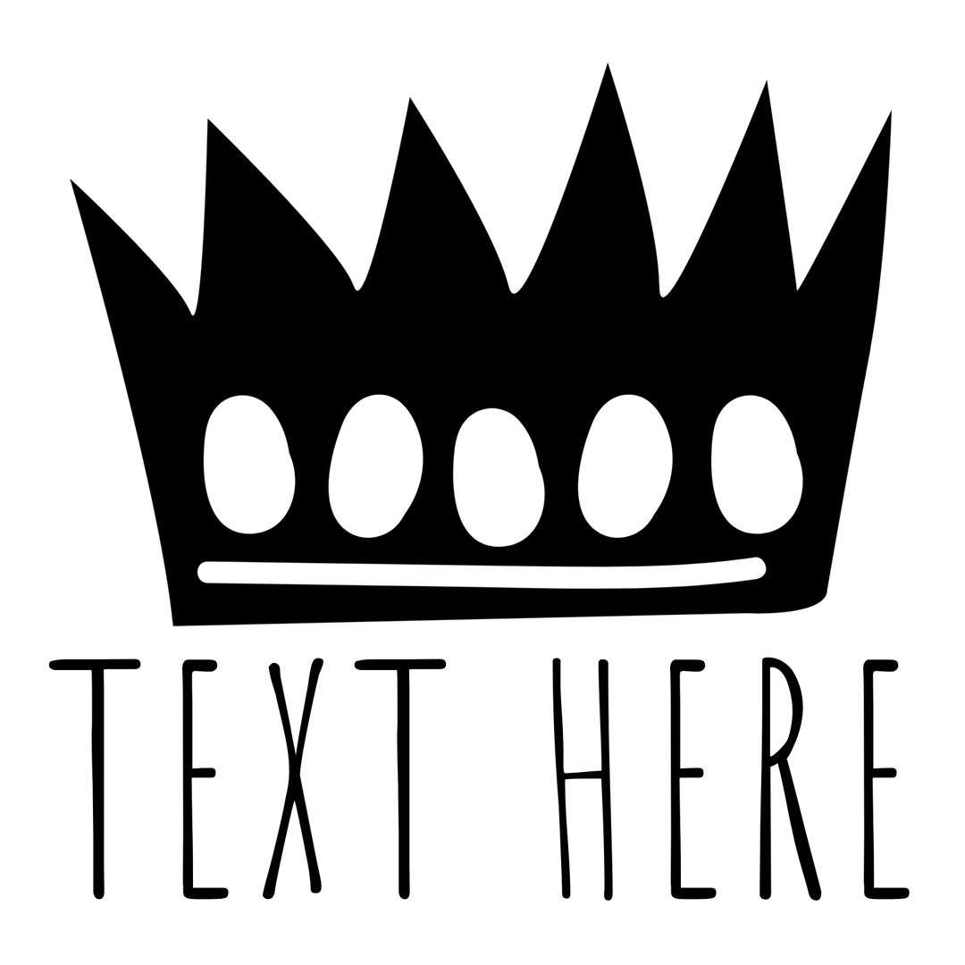 Bold Crown Graphic for Prestige and Luxury Themes