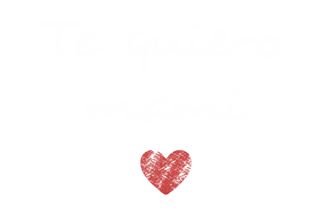 Te Quiero Mami Handwritten Text with Red Heart on Transparent Background - Download Free Stock Images Pikwizard.com