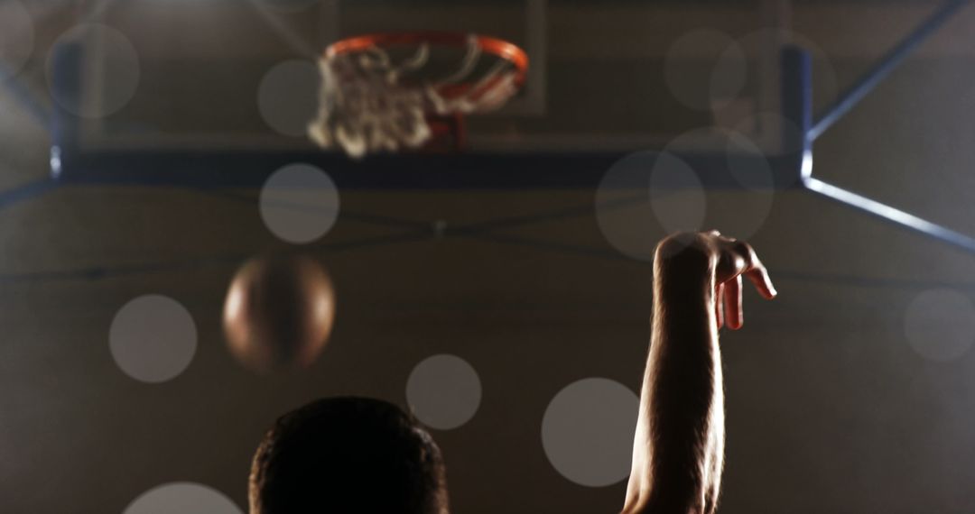 Basketball Player Shooting Free Throw in Indoor Court - Free Images, Stock Photos and Pictures on Pikwizard.com